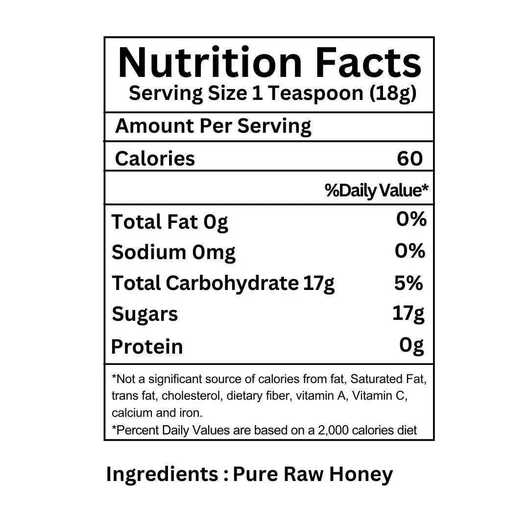 Honey nutritional info